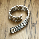 Men’s Titanium Steel Bracelet – Modern Masculine Fashion Jewelry